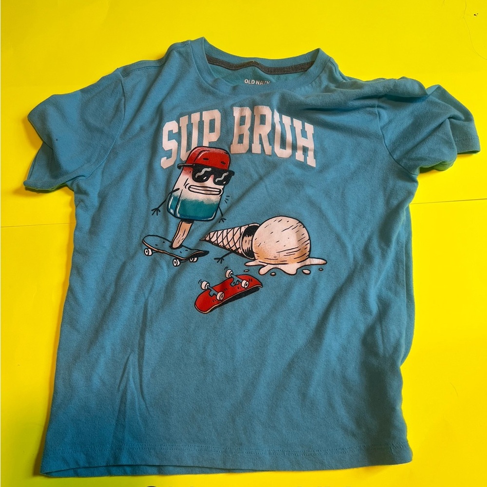 Old Navy Kids Blue Graphic T-Shirt